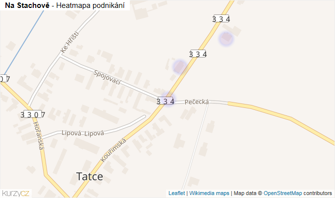 Mapa Na Stachově - Firmy v ulici.