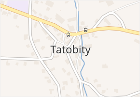Tatobity v obci Tatobity - mapa části obce