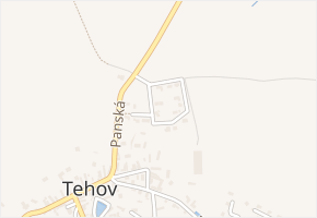 Na Uhlíři v obci Tehov - mapa ulice