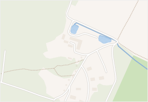 Lesovna v Parku v obci Telč - mapa ulice