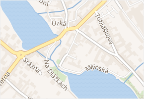 Mlýnská v obci Telč - mapa ulice