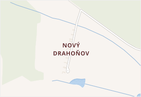 Nový Drahoňov v obci Těmice - mapa části obce