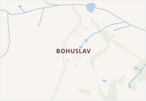 Bohuslav v obci Teplá - mapa části obce