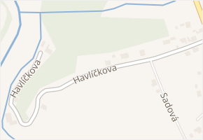 Havlíčkova v obci Teplá - mapa ulice
