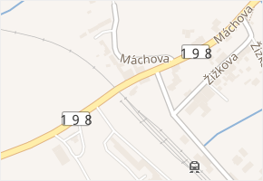 Máchova v obci Teplá - mapa ulice