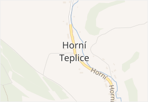 Horní Teplice v obci Teplice nad Metují - mapa části obce