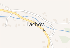 Lachov v obci Teplice nad Metují - mapa části obce