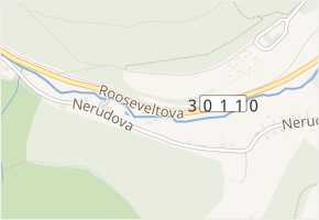 Zátiší v obci Teplice nad Metují - mapa ulice