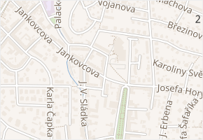 Aloise Jiráska v obci Teplice - mapa ulice