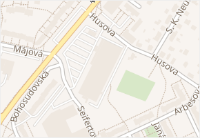 Bohosudovská v obci Teplice - mapa ulice