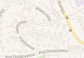 Boženy Němcové v obci Teplice - mapa ulice