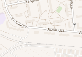 Buzulucká v obci Teplice - mapa ulice