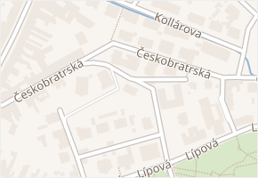 Chelčického v obci Teplice - mapa ulice