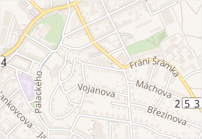 Dobrovského v obci Teplice - mapa ulice