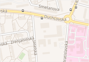 Duchcovská v obci Teplice - mapa ulice