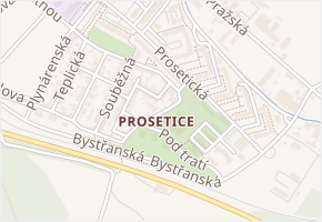 Dvorská v obci Teplice - mapa ulice