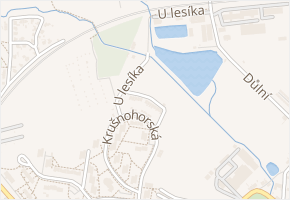 Fojtovická v obci Teplice - mapa ulice