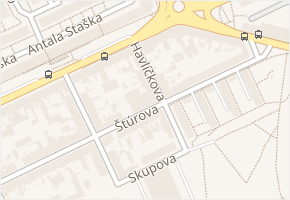 Havlíčkova v obci Teplice - mapa ulice
