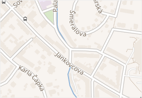 Jankovcova v obci Teplice - mapa ulice
