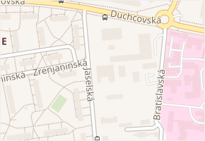 Jaselská v obci Teplice - mapa ulice