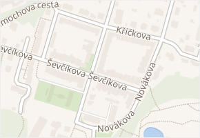 Josefa Suka v obci Teplice - mapa ulice