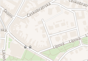 Jungmannova v obci Teplice - mapa ulice