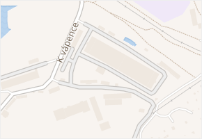 K vápence v obci Teplice - mapa ulice