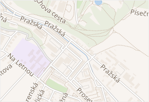 Krajní v obci Teplice - mapa ulice
