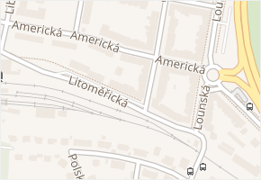 Litoměřická v obci Teplice - mapa ulice