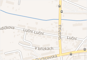Luční v obci Teplice - mapa ulice