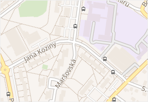 Maršovská v obci Teplice - mapa ulice