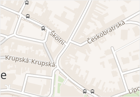 Masarykova třída v obci Teplice - mapa ulice