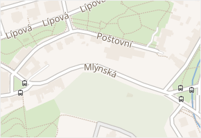 Mlýnská v obci Teplice - mapa ulice