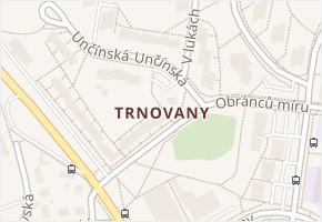 Na Bramši v obci Teplice - mapa ulice
