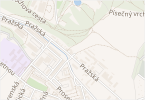 Na výšinách v obci Teplice - mapa ulice