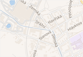Nábřežní v obci Teplice - mapa ulice