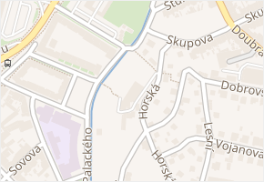 Palackého v obci Teplice - mapa ulice