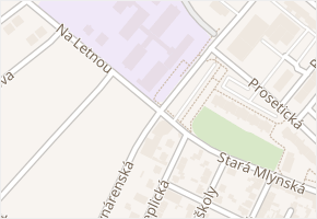 Plynárenská v obci Teplice - mapa ulice