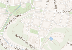 Ševčíkova v obci Teplice - mapa ulice