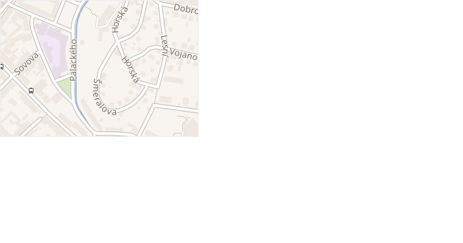 Šmeralova v obci Teplice - mapa ulice