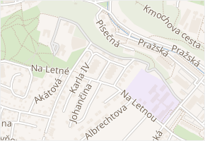 Svatováclavská v obci Teplice - mapa ulice