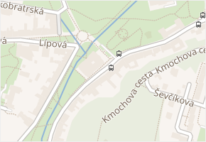 U Hadích lázní v obci Teplice - mapa ulice