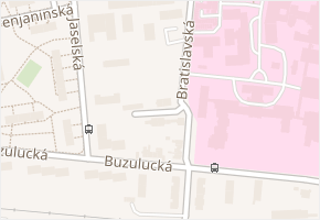 Ukrajinská v obci Teplice - mapa ulice