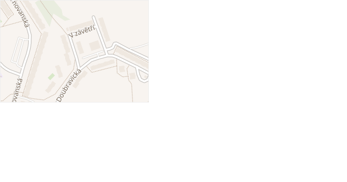 V závětří v obci Teplice - mapa ulice
