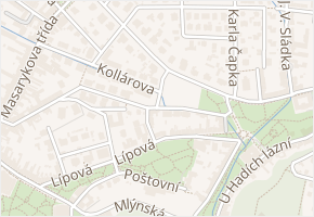 Vítězslava Hálka v obci Teplice - mapa ulice