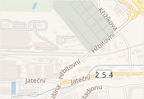 Za drahou v obci Teplice - mapa ulice