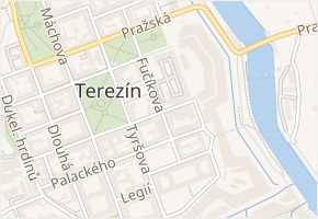 5. května v obci Terezín - mapa ulice