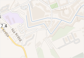Bohušovická brána v obci Terezín - mapa ulice