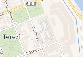 Fučíkova v obci Terezín - mapa ulice