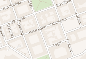 Prokopa Holého v obci Terezín - mapa ulice